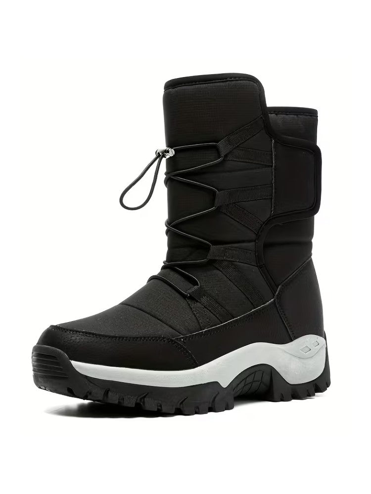 Herren Stiefel | hohe Form mit Schnürzug und profilierter Sohle