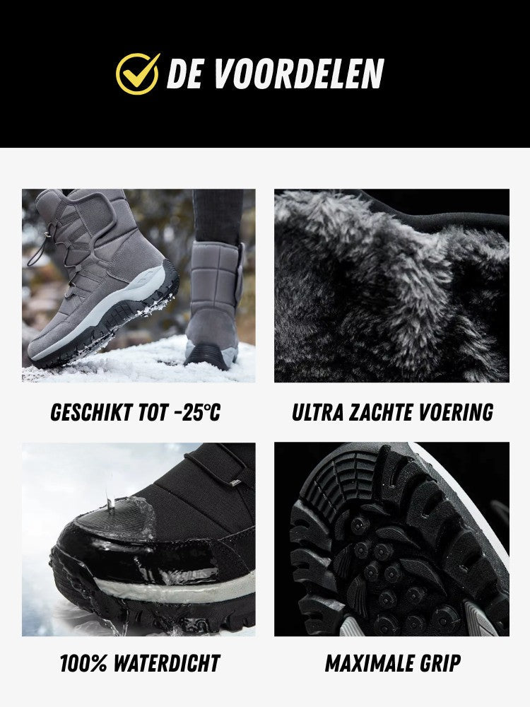 Herren Stiefel | hohe Form mit Schnürzug und profilierter Sohle
