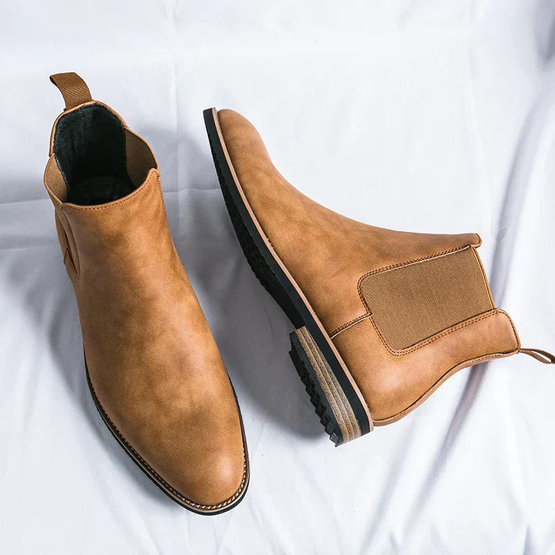Stiefelette Herren | Elastikeinsatz mit Zuglasche