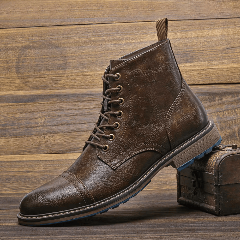 Herren Stiefel | Schnürung mit knöchelhohem Schaft