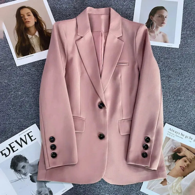Damen Blazer | Doppelknopf mit Reverskragen und Taschen