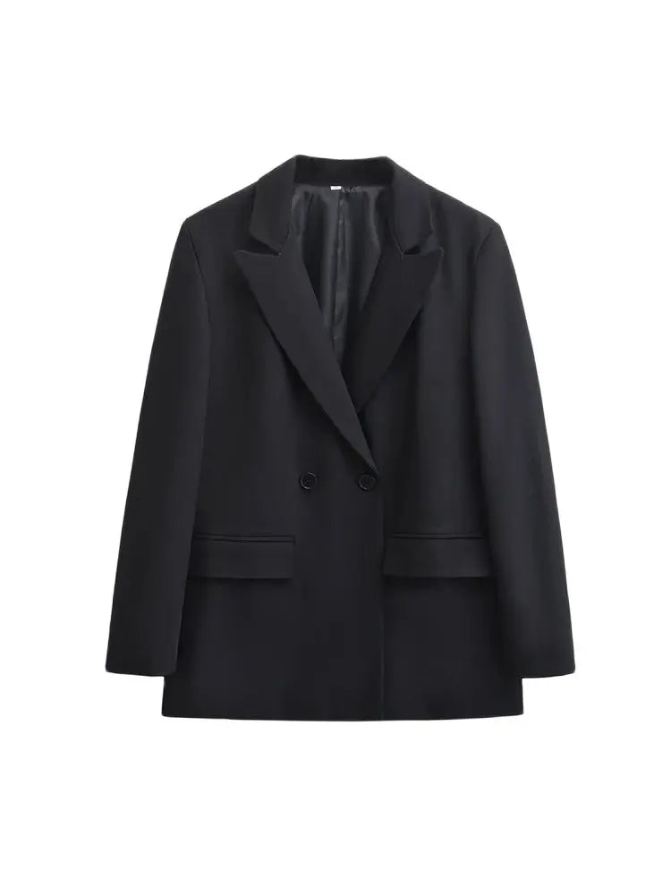 Damen Blazerjacke | Lange Ärmel mit Klappentaschen