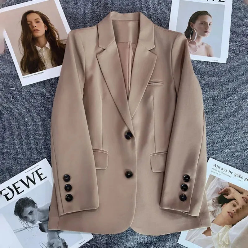 Damen Blazer | Doppelknopf mit Reverskragen und Taschen