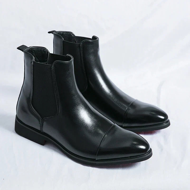 Boots Herren | Knöchelhohe Form mit Elastikeinsatz