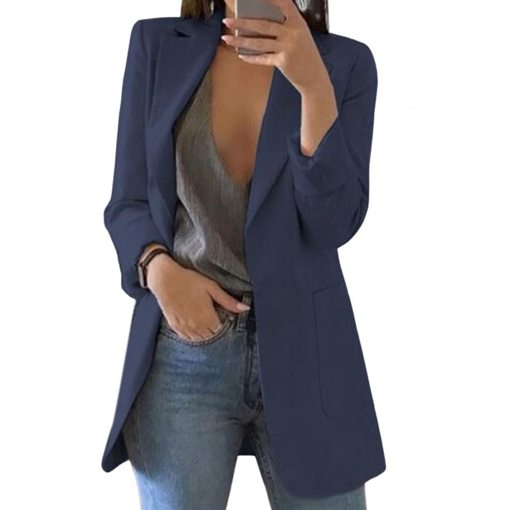 Damen Blazer | gerade Form mit langen Ärmeln