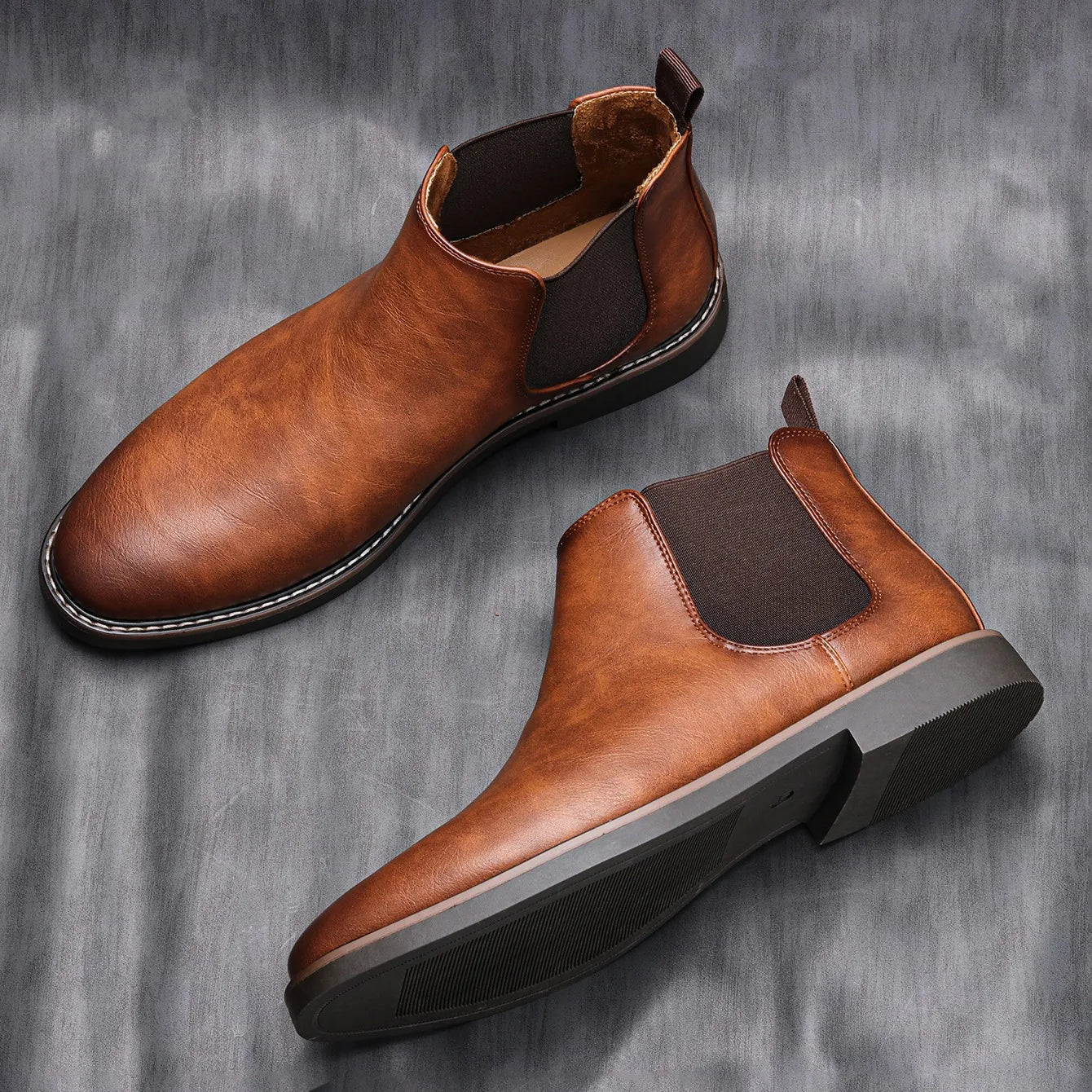 Boots Herren | Seitliche Elastikeinsätze mit Schlanker Silhouette