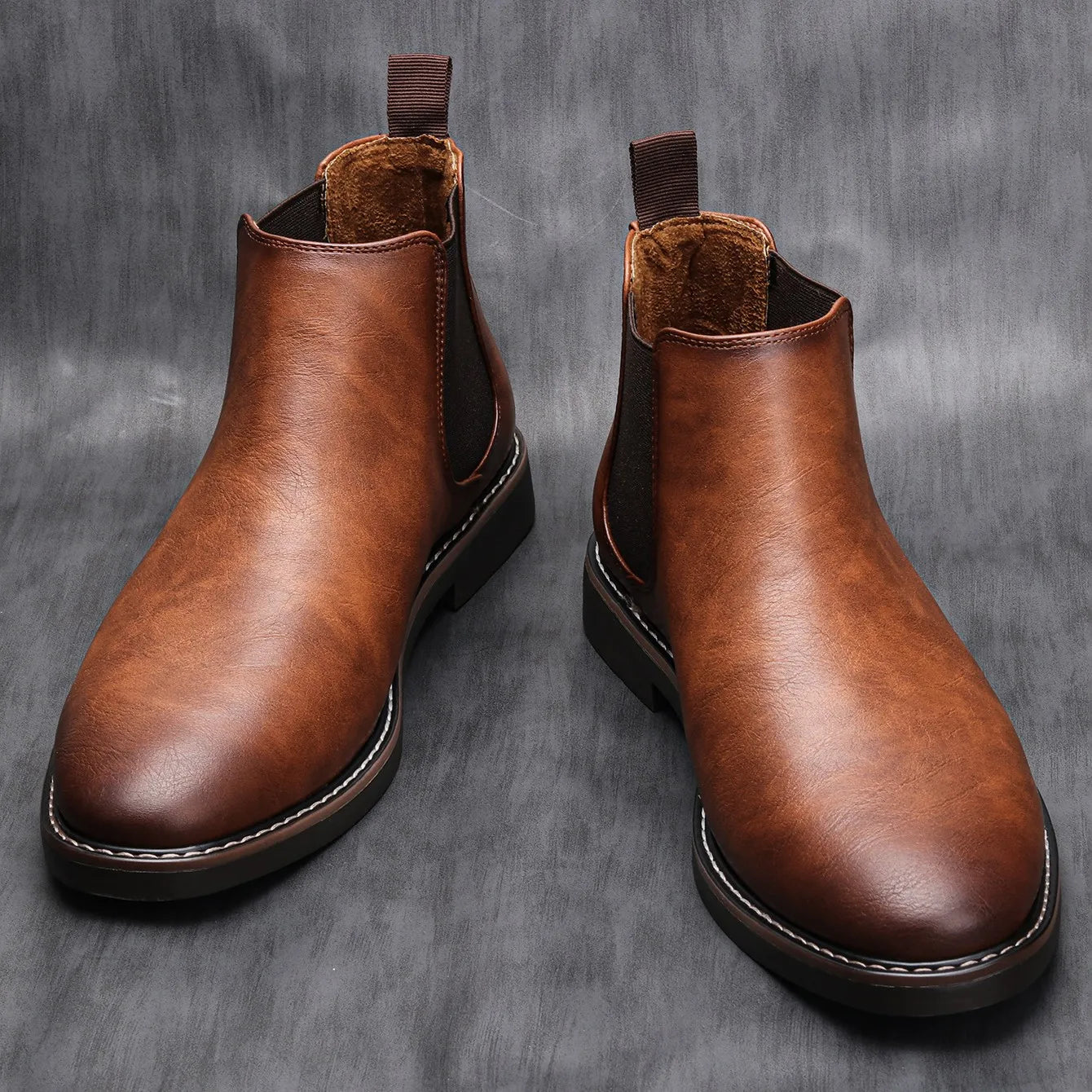 Boots Herren | Seitliche Elastikeinsätze mit Schlanker Silhouette