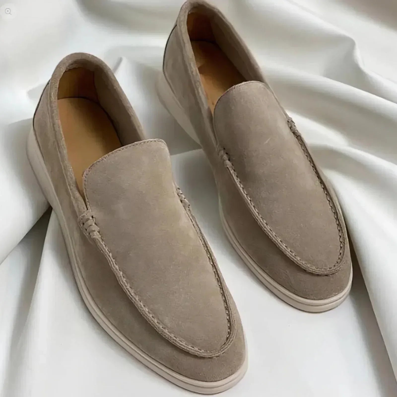 Herren Schuhe | Slip-On Halbschuhe mit klarer Profilsohle
