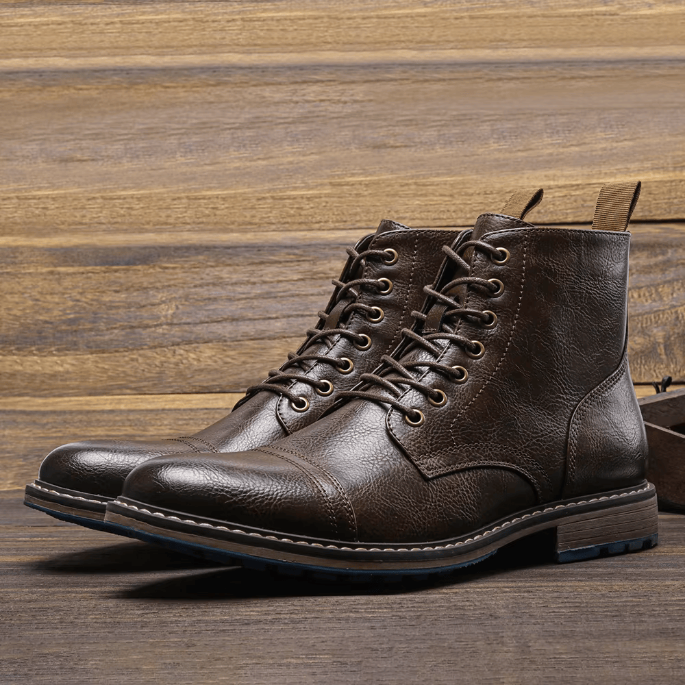 Herren Stiefel | Schnürung mit knöchelhohem Schaft