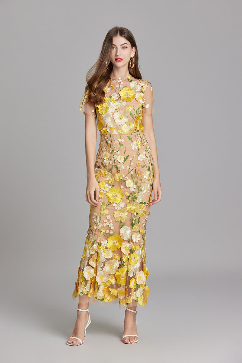 Damenkleid | Ärmellose Maxi-Ausführung