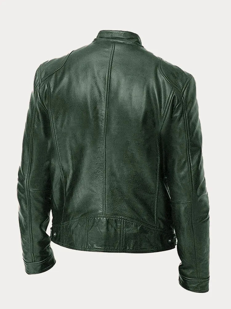 Jacke Herren | Stehkragen mit Reißverschlusstaschen