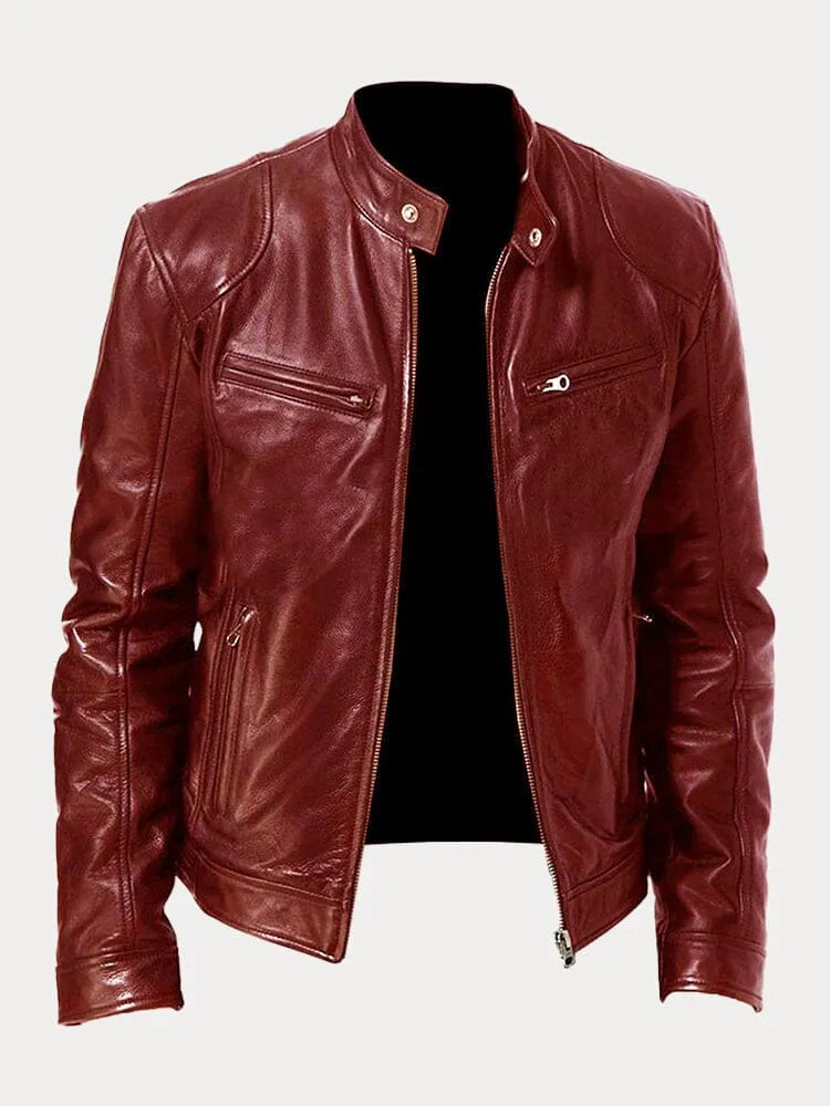 Jacke Herren | Stehkragen mit Reißverschlusstaschen