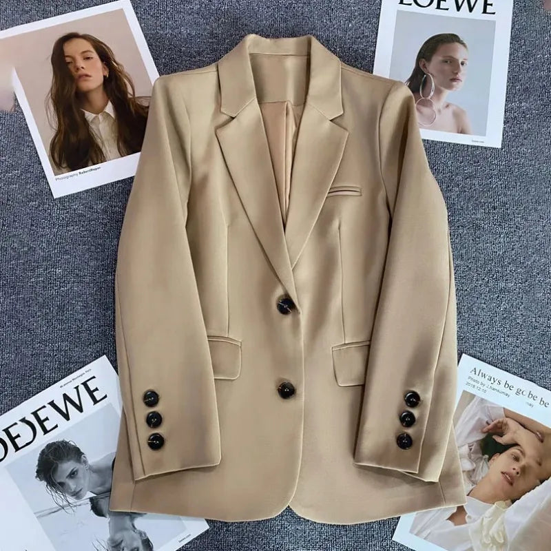 Damen Blazer | Doppelknopf mit Reverskragen und Taschen