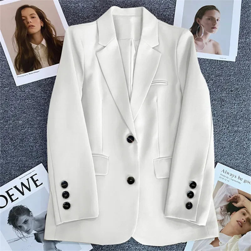 Damen Blazer | Doppelknopf mit Reverskragen und Taschen
