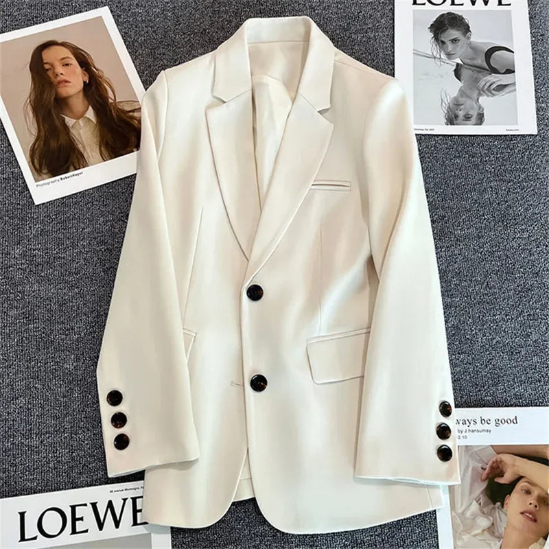 Damen Blazer | Doppelknopf mit Reverskragen und Taschen