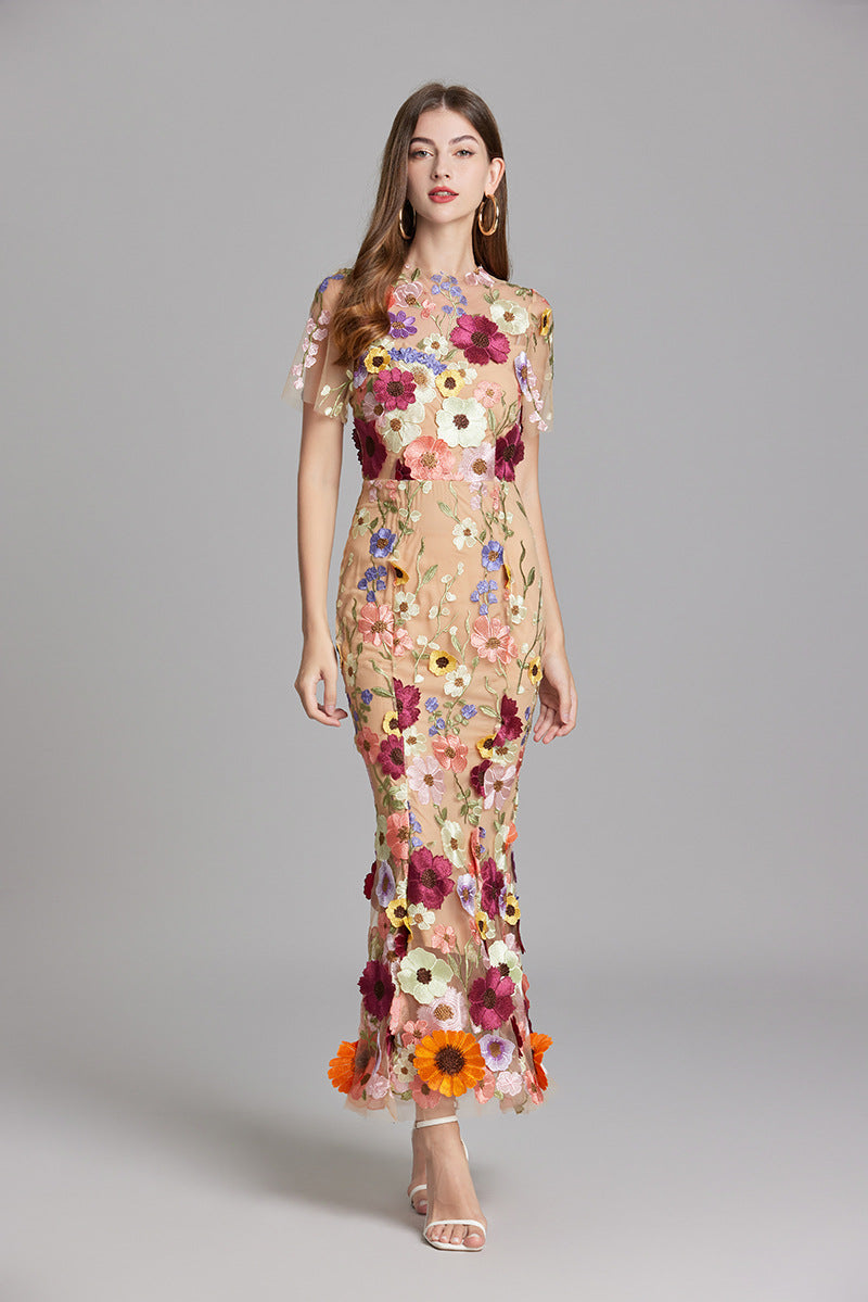 Damenkleid | Ärmellose Maxi-Ausführung