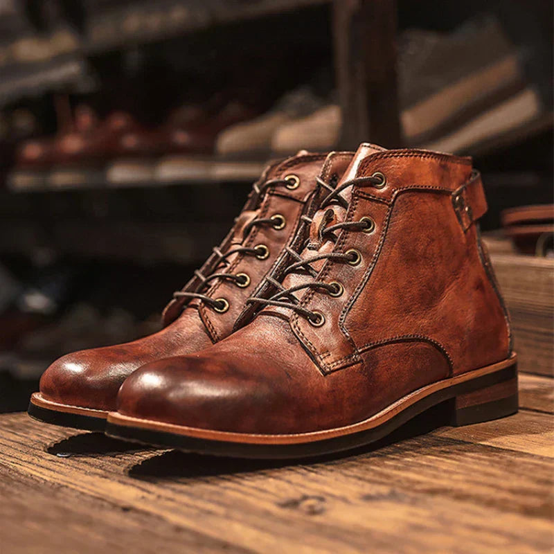 Herren Stiefel | knöchelhoch mit Rundzehenform