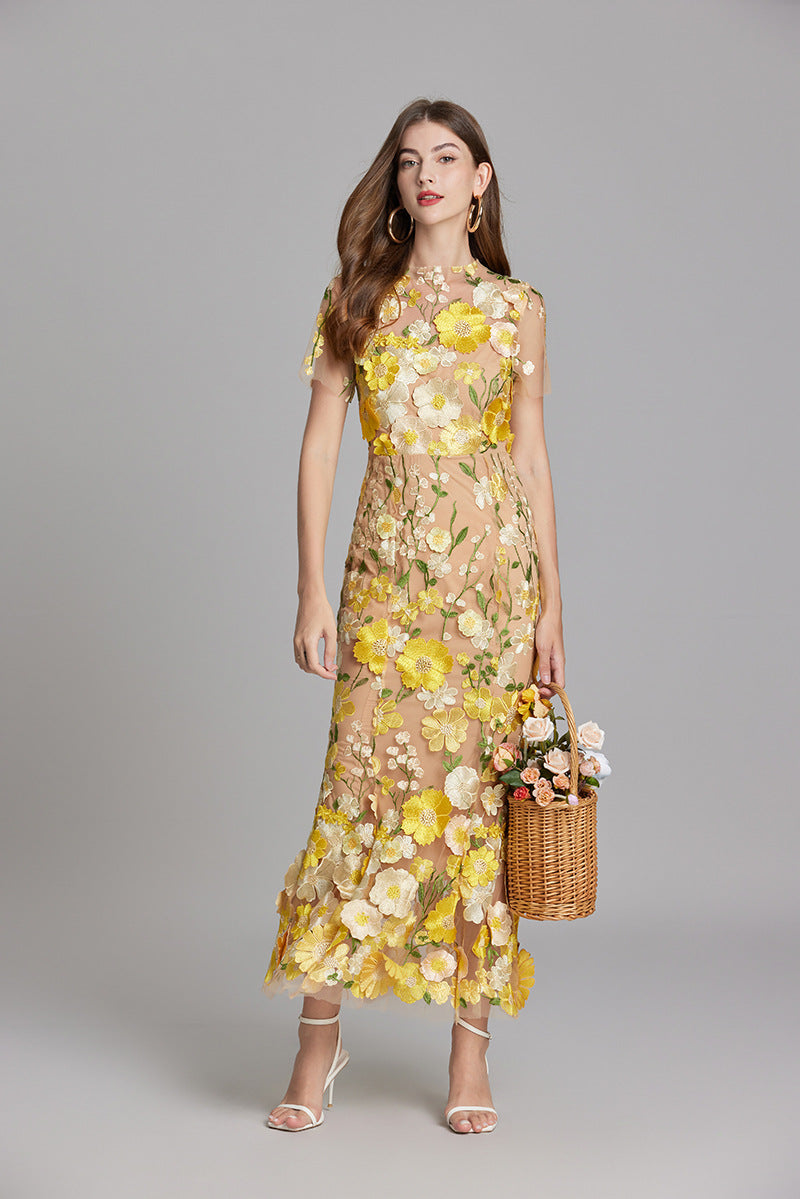 Damenkleid | Ärmellose Maxi-Ausführung