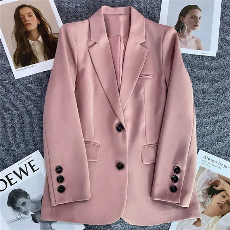Damen Blazer | Doppelknopf mit Reverskragen und Taschen