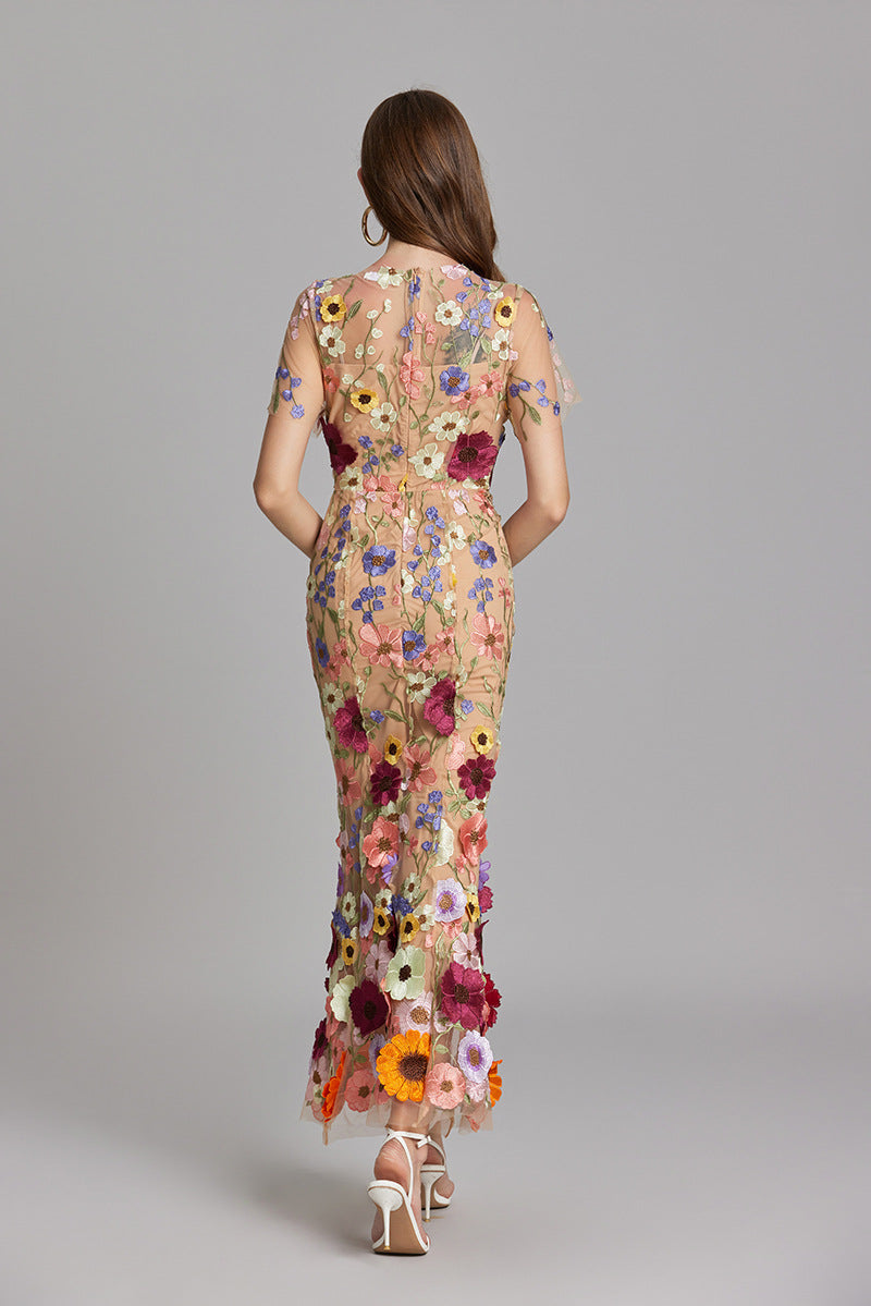 Damenkleid | Ärmellose Maxi-Ausführung