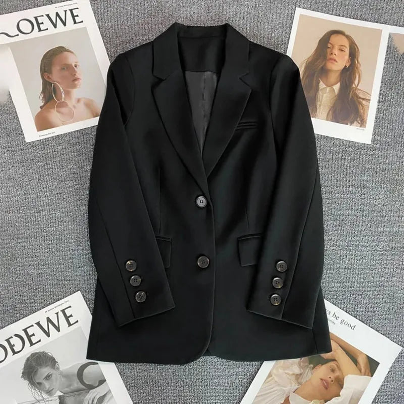 Damen Blazer | Doppelknopf mit Reverskragen und Taschen