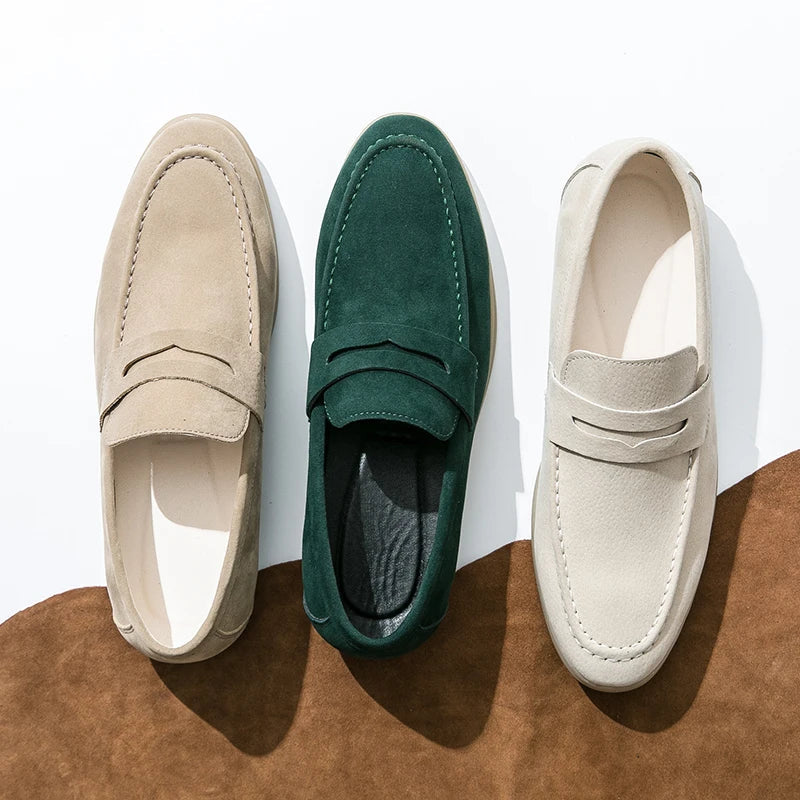 Loafer Herren | Schlupfdesign mit Riemen und umlaufender Naht