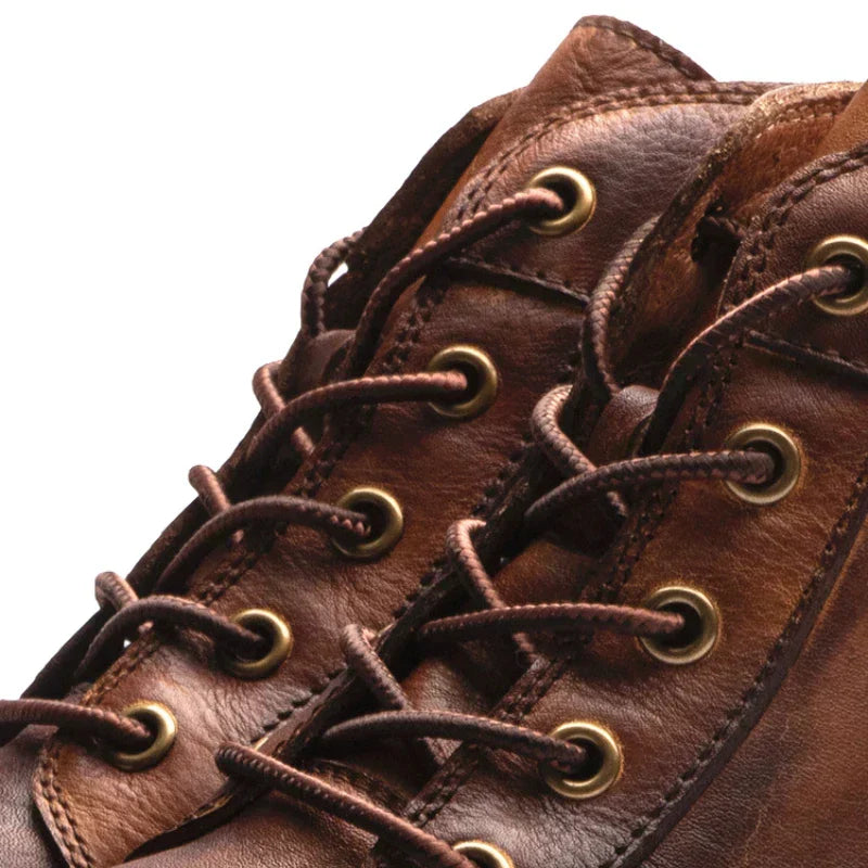 Herren Schuhe | Glatte Front mit Schnürsystem und Absatz
