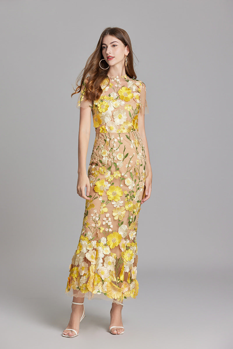 Damenkleid | Ärmellose Maxi-Ausführung