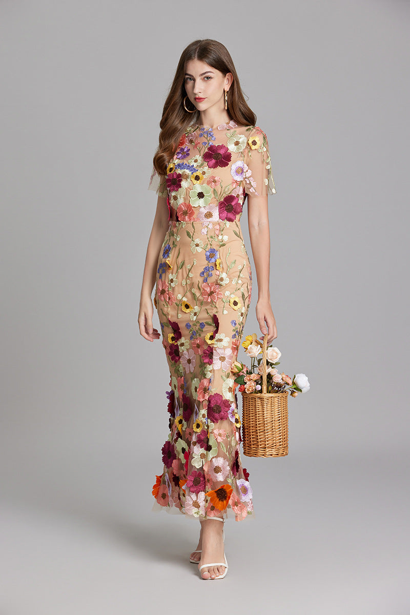 Damenkleid | Ärmellose Maxi-Ausführung