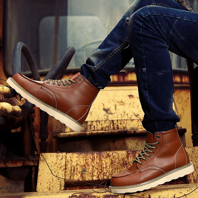 Herren Schuhe | Knöchelhoher Schnitt mit Schnürung vorne