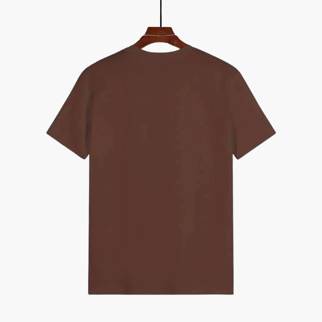 Kurzarmshirt Herren | Rundhalsausschnitt mit geradem Schnitt
