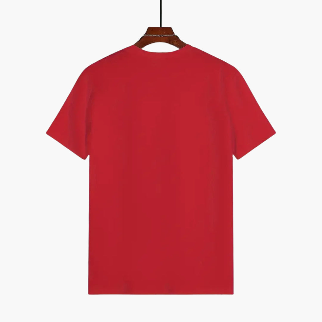 Kurzarmshirt Herren | Rundhalsausschnitt mit geradem Schnitt