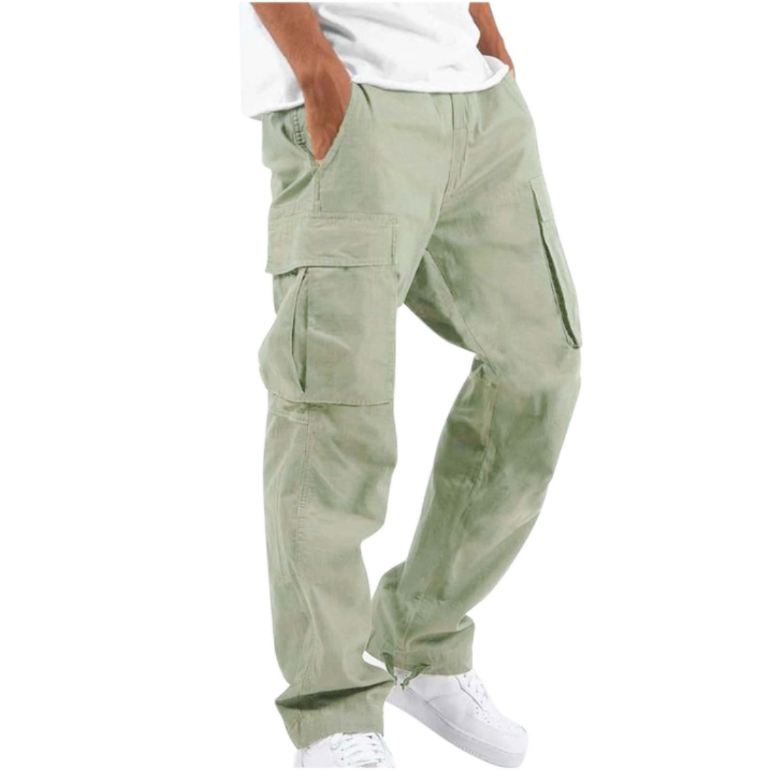 Hose Herren | Cargo Taschen mit geradem Bein