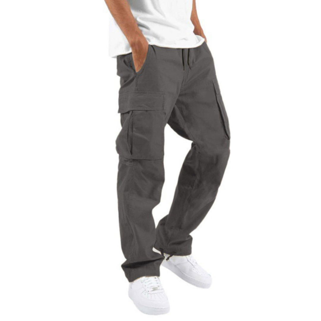 Hose Herren | Cargo Taschen mit geradem Bein