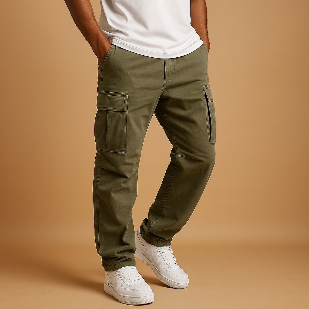 Herren Cargo Hose | reguläre Passform mit seitlichen Taschen
