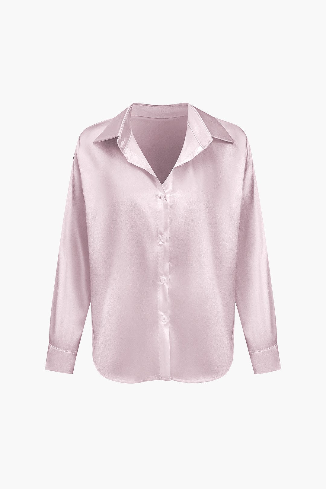 Damen Bluse | Langarm mit Kragen und Frontbindung