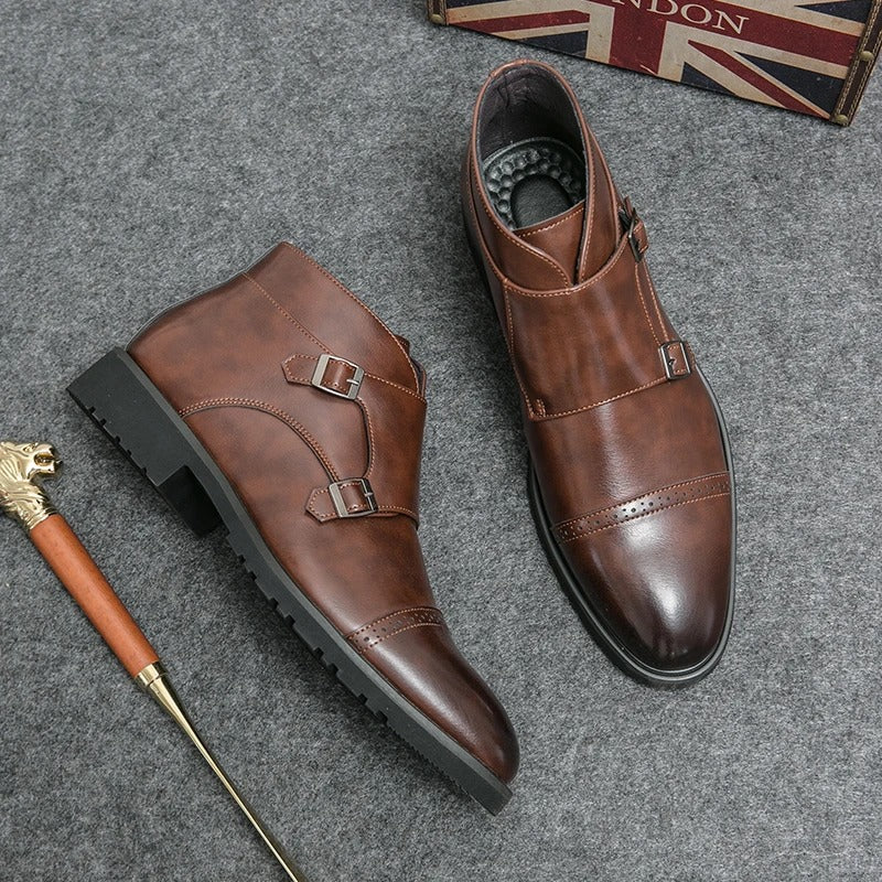 Stiefelette Herren | Glatte Front mit knöchelhohem Schaft