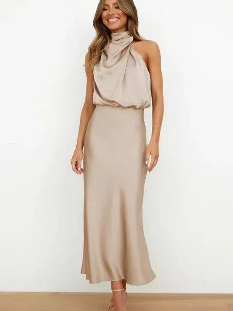 Kleid Damen | drapierter Halsbereich mit taillierter Linie