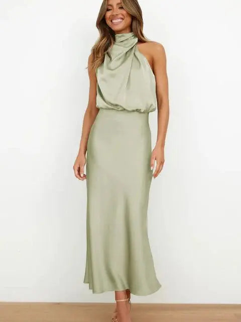 Kleid Damen | drapierter Halsbereich mit taillierter Linie