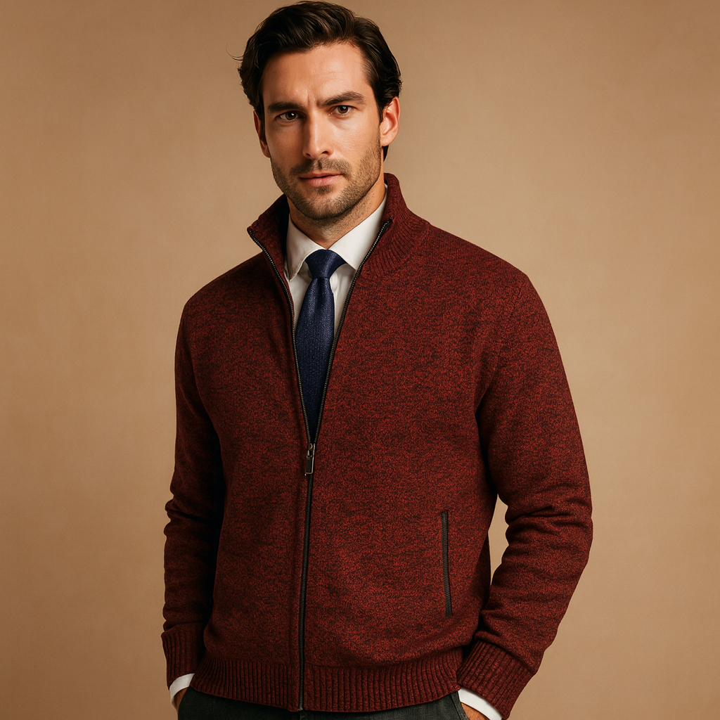 Herren Jacke | kurze Ausführung mit durchgehender Frontöffnung