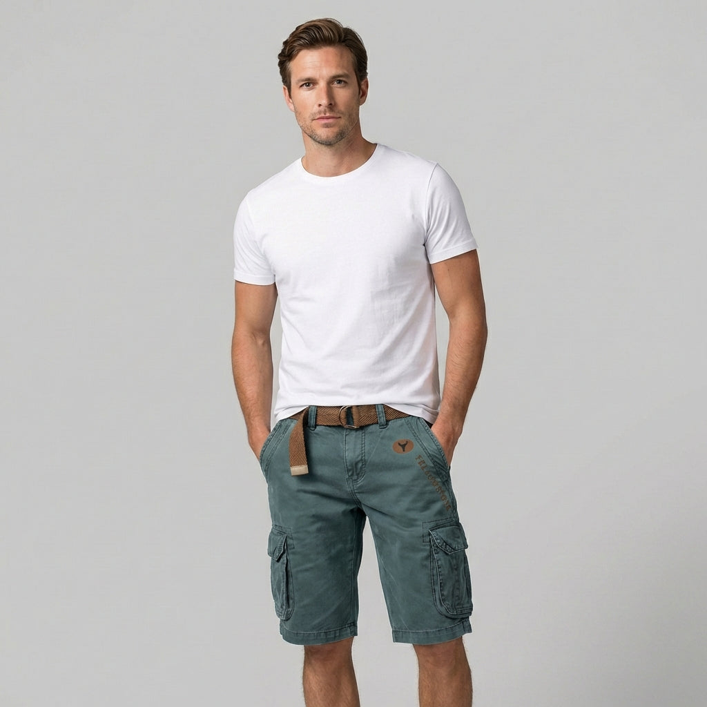 Herren Cargo Shorts | Seitentaschen und gerader Schnitt