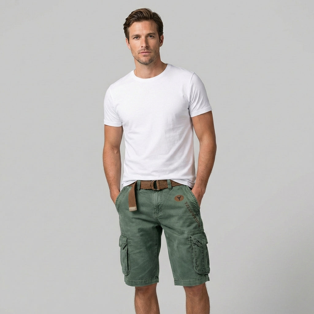 Herren Cargo Shorts | Seitentaschen und gerader Schnitt