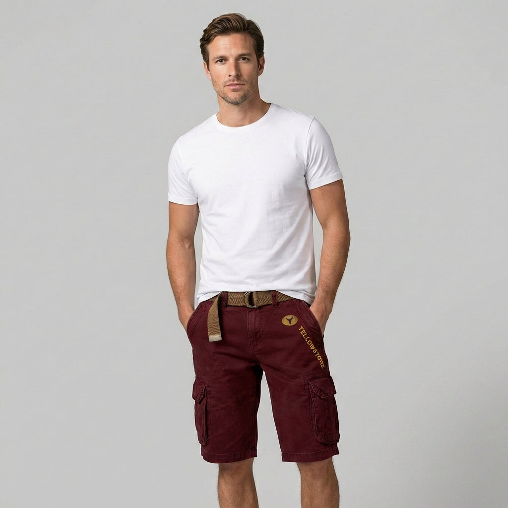 Herren Cargo Shorts | Seitentaschen und gerader Schnitt