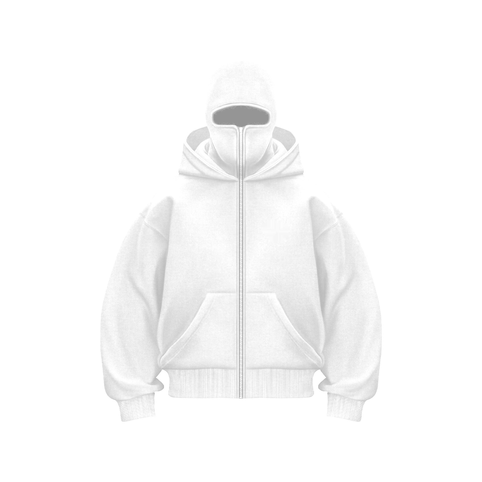 Herren Jacke | Reißverschluss mit Kapuze und Fronttasche
