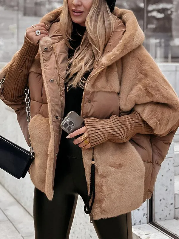 Damen Bomberjacke | Kapuze und Lässiger Schnitt