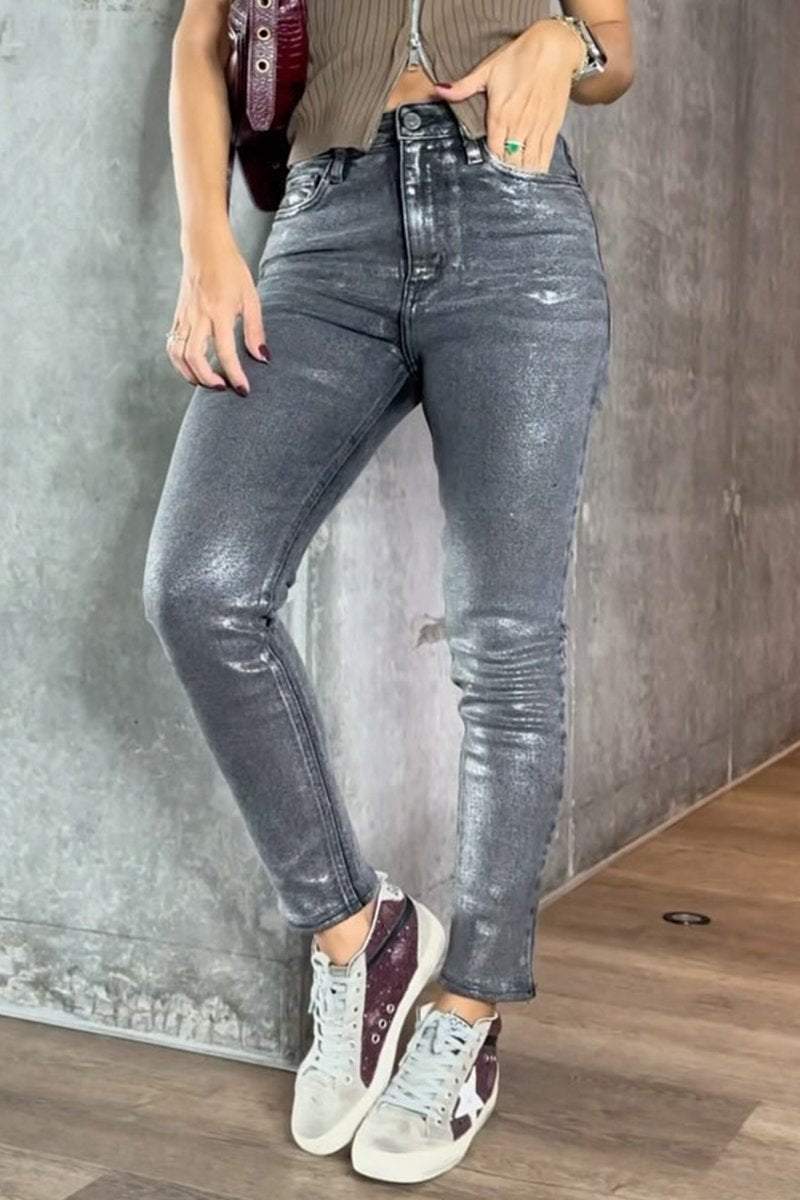 Damen Hose | mittlere Leibhöhe mit gerader Beinführung