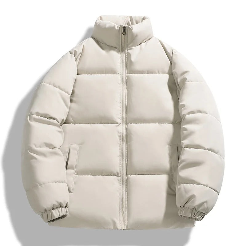Herren Winter-Pufferjacke | Klassische Form mit Stehkragen