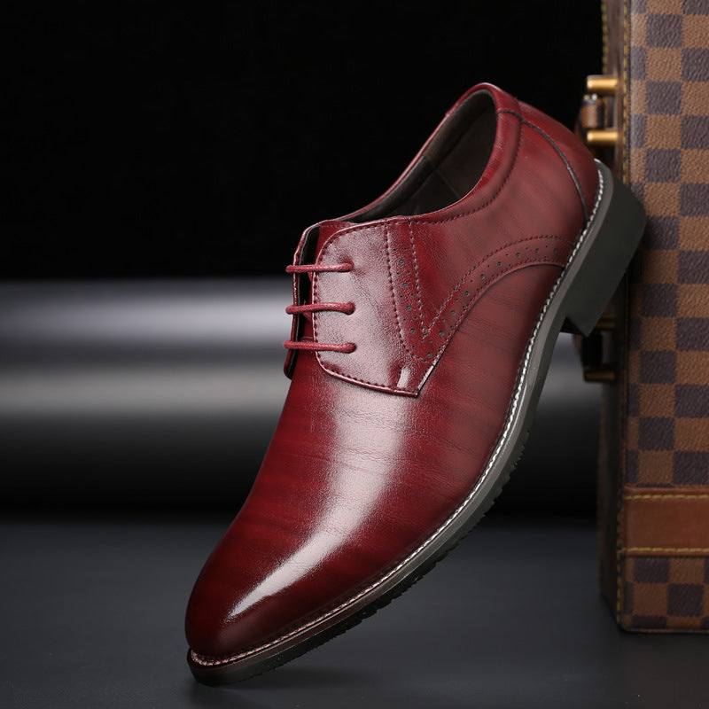 Herren Schuhe | Offene Schnürung mit glatter Vorderpartie