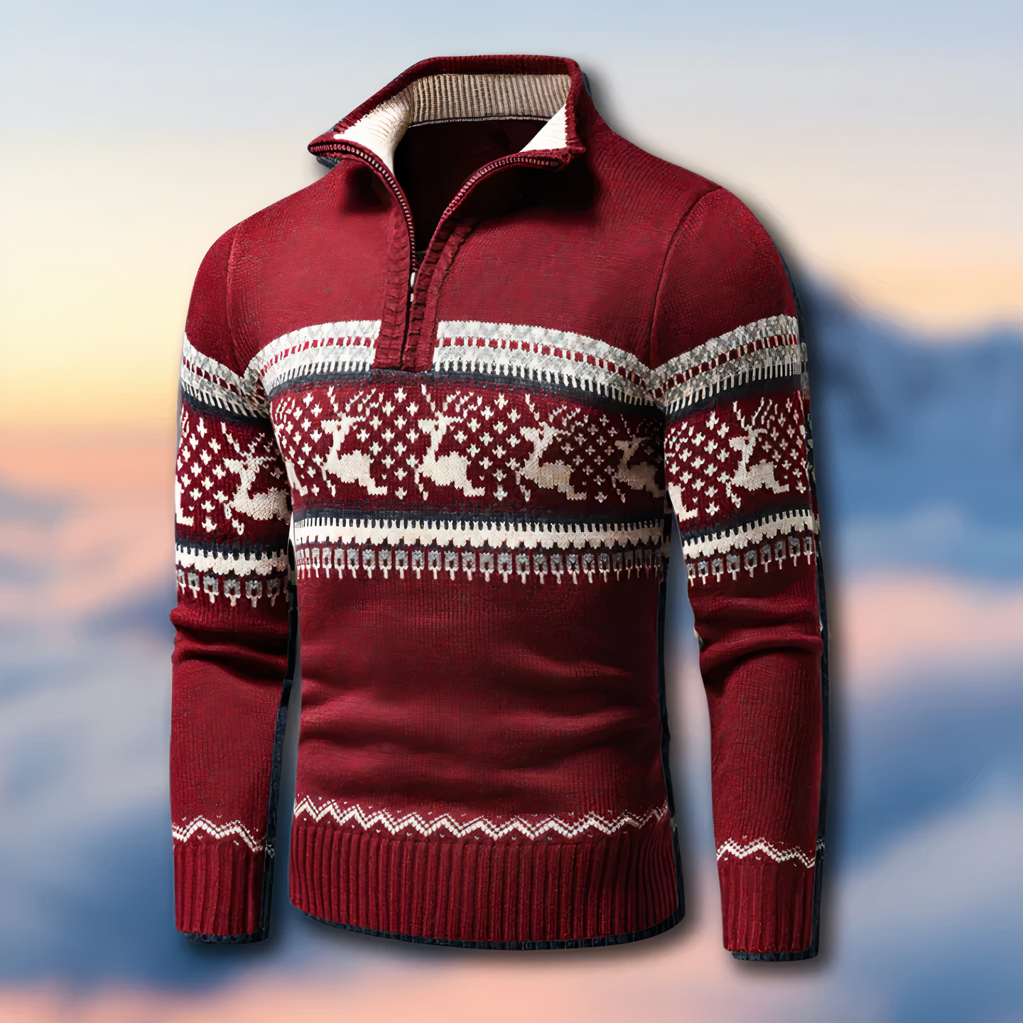 Herren Pullover | Rollkragen mit strukturierter Strickung