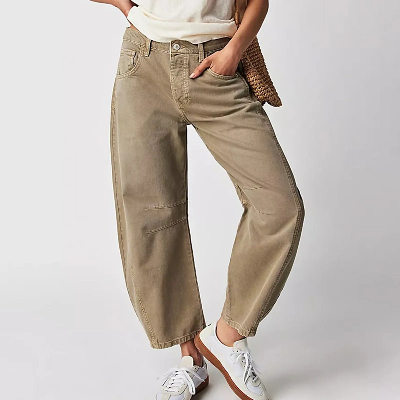 Damen Jeans | Gerade Form mit funktionalem Bundaufbau